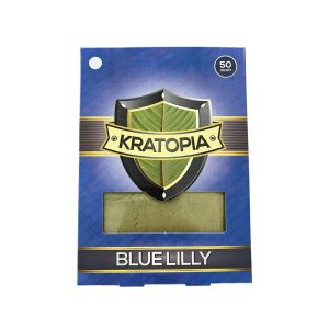Blue Lilly kratom powder premium Mitragyna speciosa Kratom Bros