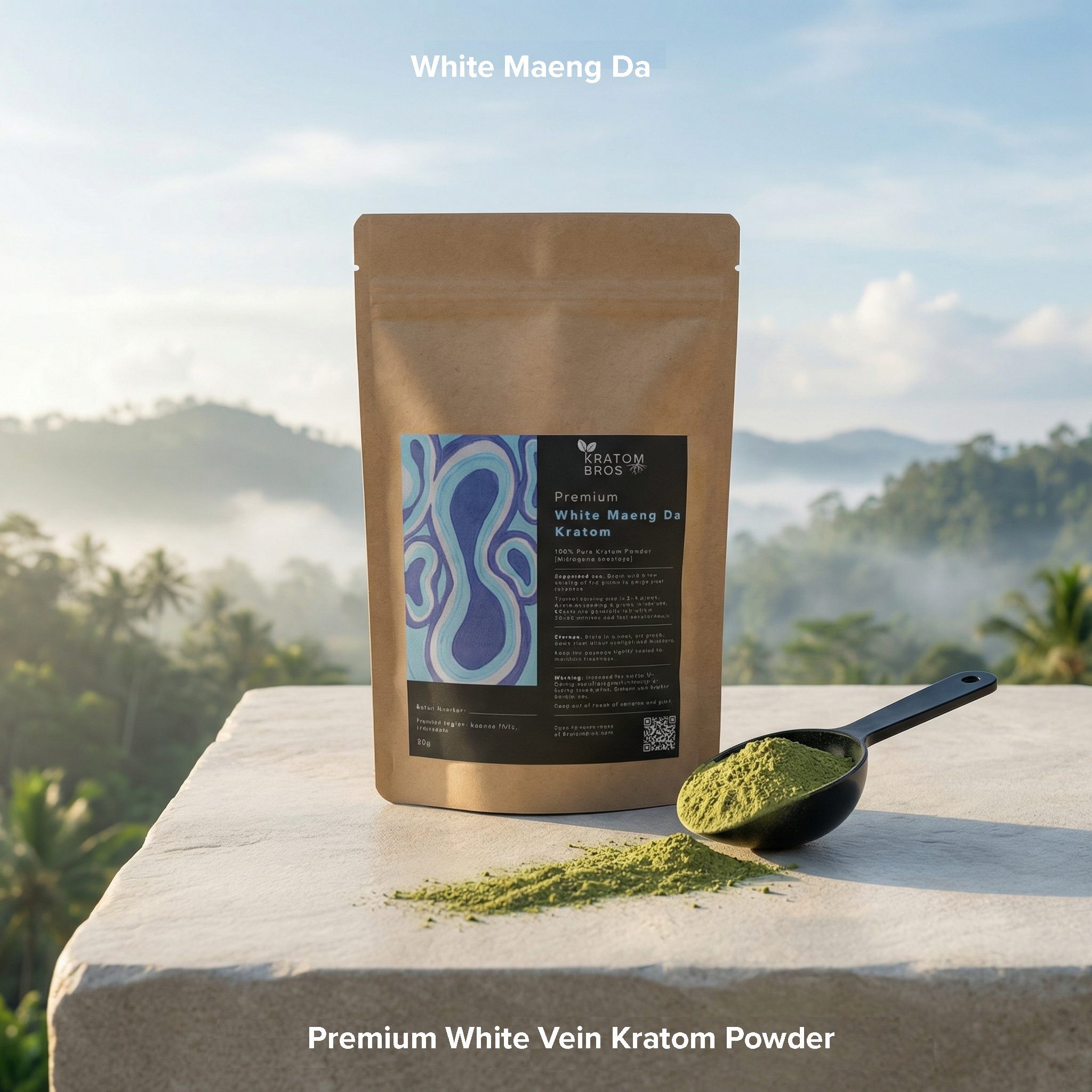 White Maeng Da Kratom Powder Premium Indonesian Kratom Bros White Maeng Da kratom powder premium Indonesian Mitragyna speciosa Kratom Bros