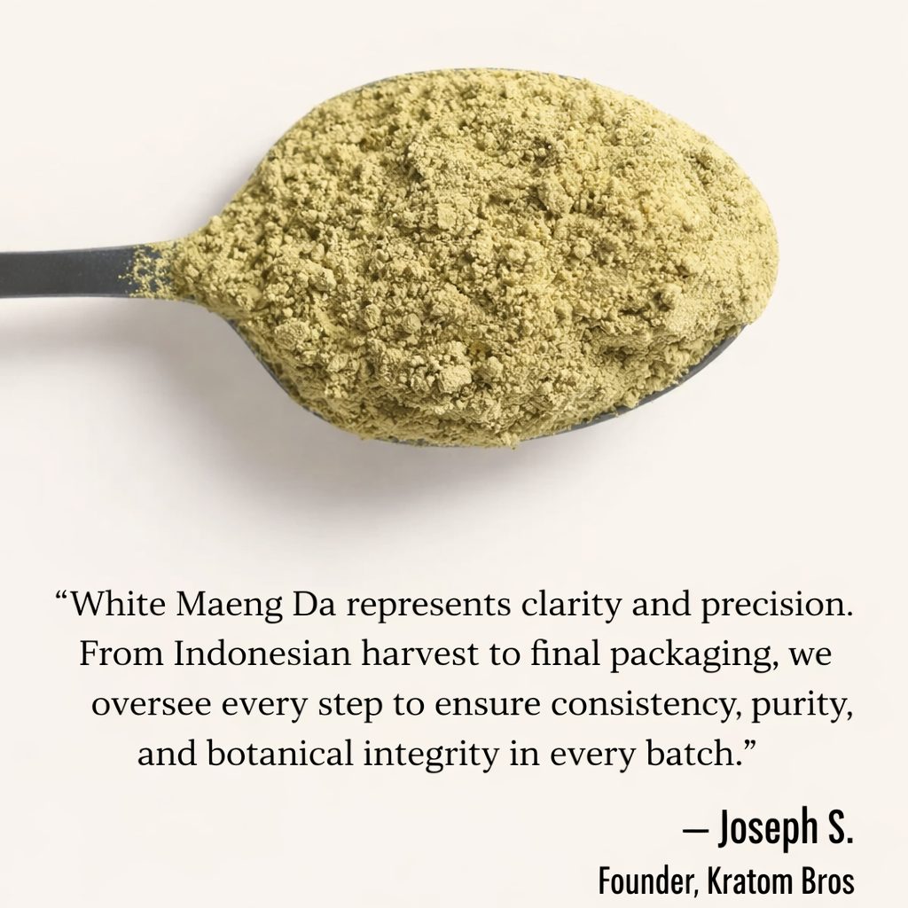 White Maeng Da Kratom Powder Premium Indonesian Kratom Bros White Maeng Da kratom powder premium Indonesian Mitragyna speciosa Kratom Bros