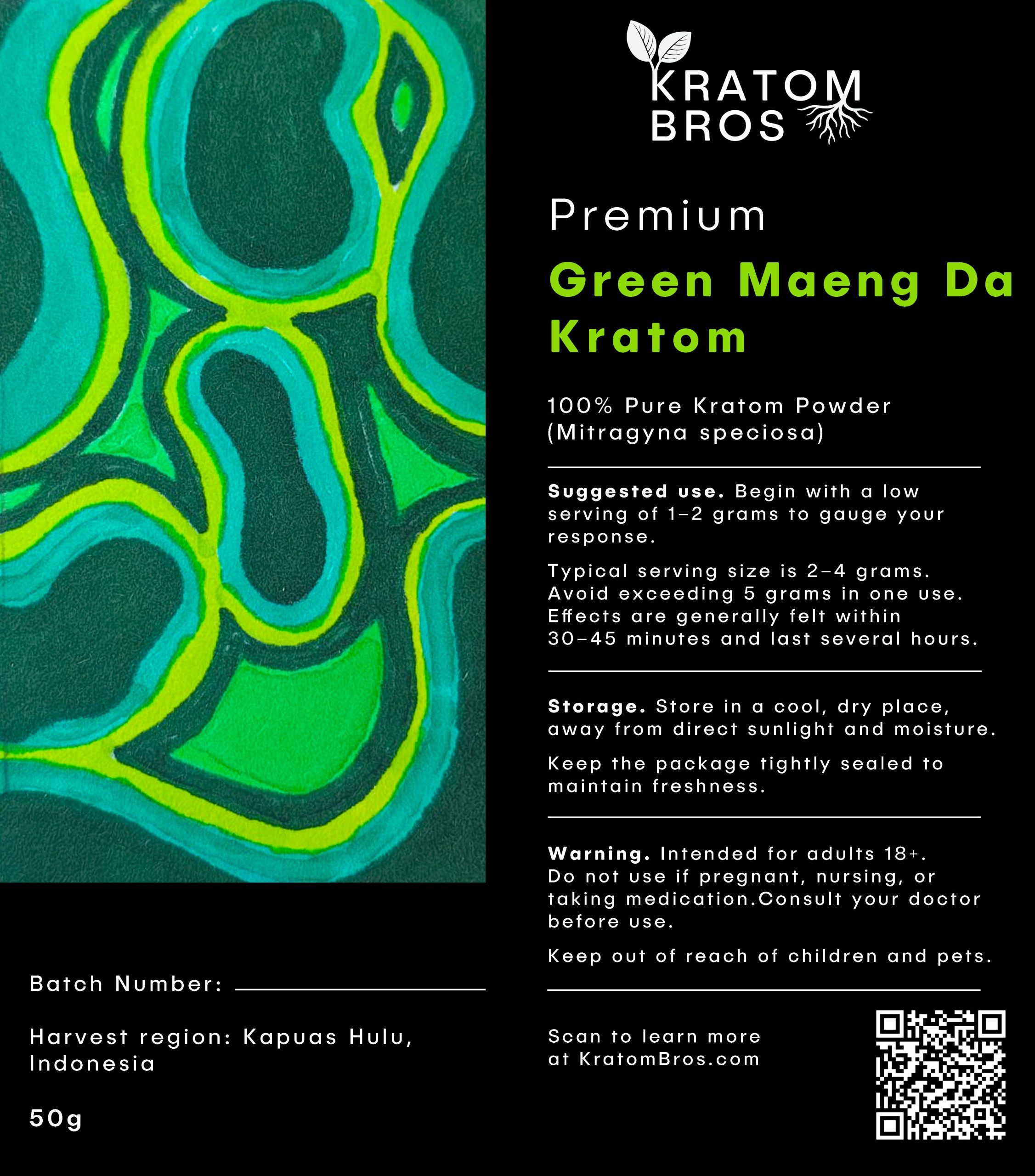 Green Maeng Da Kratom Powder Premium Quality Kratom Bros Green Maeng Da kratom powder premium Mitragyna speciosa Kratom Bros