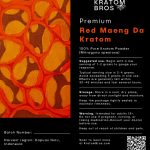 Red Maeng Da kratom powder premium Indonesian Mitragyna speciosa Kratom Bros