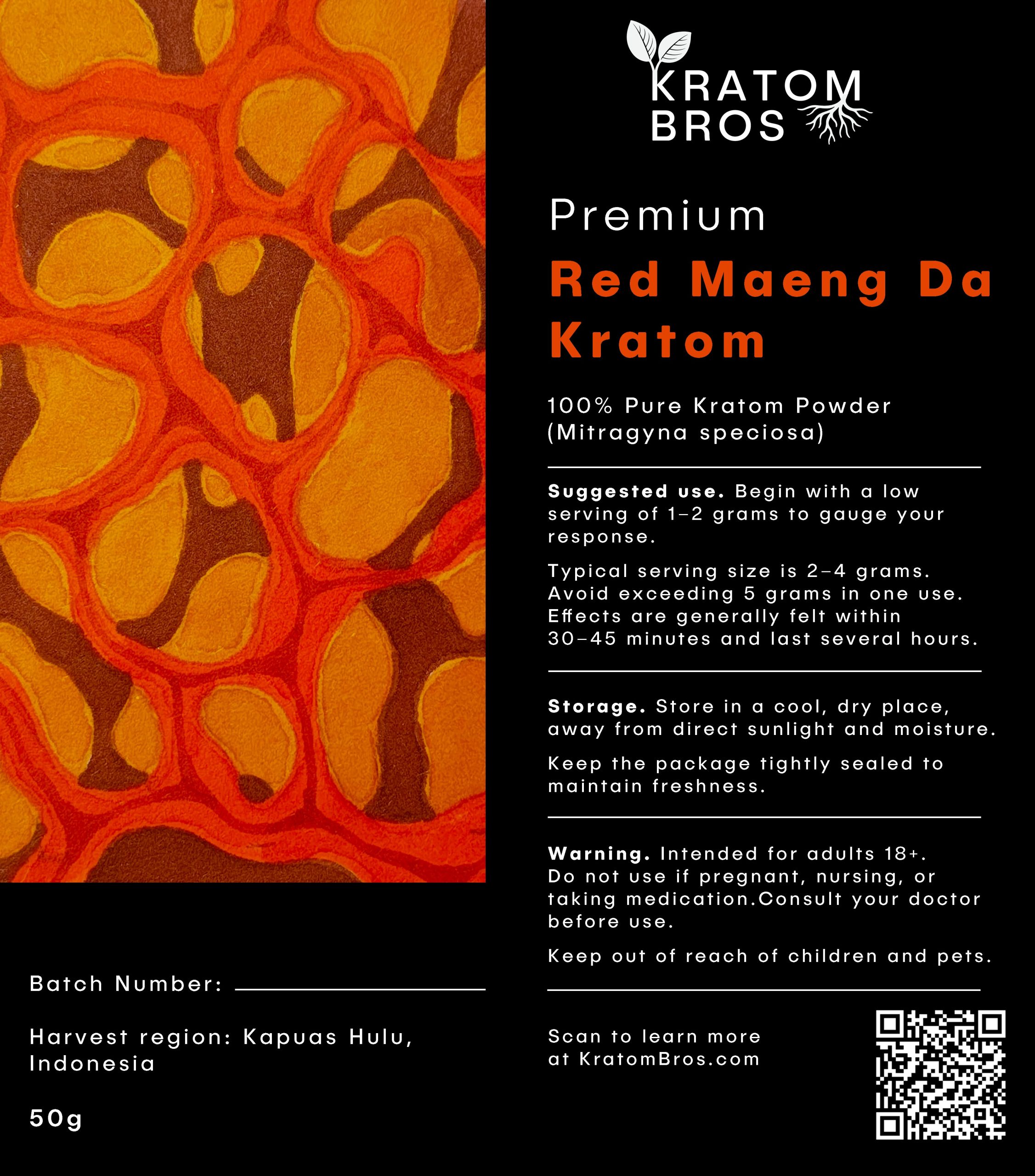 Red Maeng Da Kratom Powder Premium Indonesian Kratom Bros Red Maeng Da kratom powder premium Indonesian Mitragyna speciosa Kratom Bros